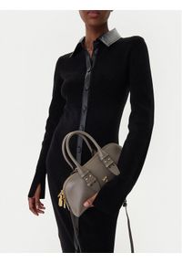 Pinko - PINKO Torebka Bowling Bag Baguette AI 25-26 PLTT 105334 A0QO Szary. Kolor: szary. Materiał: skórzane #1