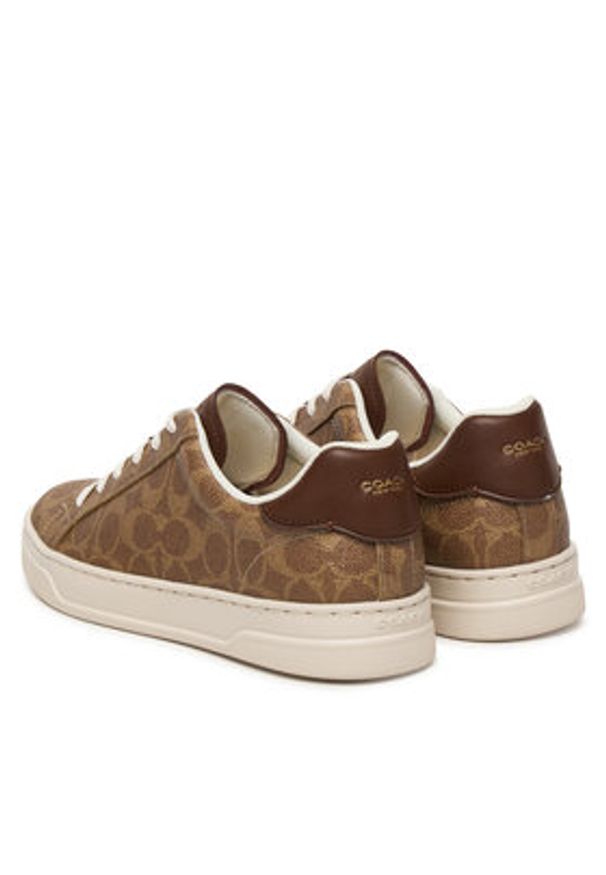Coach Sneakersy CCN67 Brązowy. Kolor: brązowy. Materiał: skóra