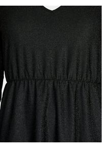 Zizzi Sukienka codzienna CA02376F Czarny Regular Fit. Okazja: na co dzień. Kolor: czarny. Materiał: syntetyk. Typ sukienki: proste. Styl: casual #7