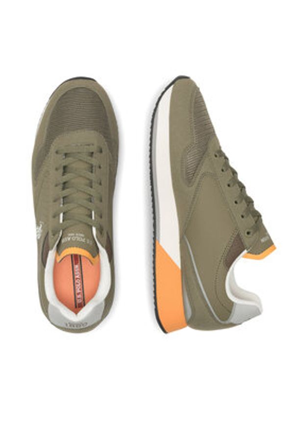 U.S. Polo Assn. Sneakersy NOBIL003G Zielony. Kolor: zielony. Materiał: syntetyk