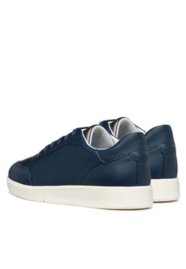 Geox Sneakersy D Meleda D55UGA 05422 C4002 Granatowy. Kolor: niebieski. Materiał: skóra