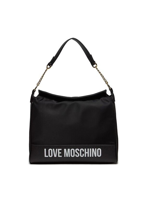 Love Moschino - LOVE MOSCHINO Torebka JC4256PP0IKE100A Czarny. Kolor: czarny. Materiał: skórzane