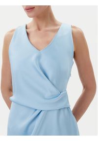 Rinascimento Sukienka koktajlowa CFC0122928003 Błękitny Regular Fit. Kolor: niebieski. Materiał: syntetyk. Styl: wizytowy #6