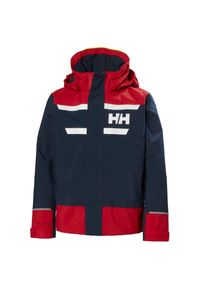 Kurtka wodoodporna dla dzieci Helly Hansen Salt port 2.0. Kolor: niebieski