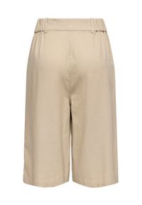 only - ONLY Bermudy Goa 15363720 Beżowy jasny Loose Fit. Kolor: beżowy. Materiał: bawełna #2
