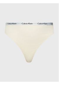 Calvin Klein Underwear Komplet 3 par stringów 000QD3800E Kolorowy. Materiał: bawełna. Wzór: kolorowy #5