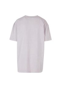 BUILD YOUR BRAND - Koszulka Damska Acid Wash Oversized T-shirt. Kolor: wielokolorowy, różowy, fioletowy