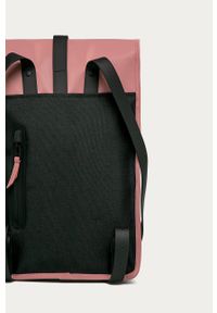 Rains - Plecak Backpack Mini. Kolor: różowy. Materiał: syntetyk, poliester, materiał. Wzór: gładki #2