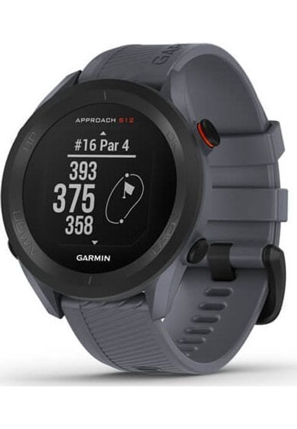 GARMIN - Zegarek sportowy Garmin Garmin Golf-Uhr Approach S12 Granitblau/Schwarz. Styl: sportowy