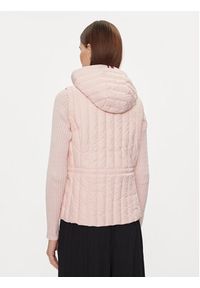 TOMMY HILFIGER - Tommy Hilfiger Bezrękawnik Feminine Lw Down Vest WW0WW40485 Różowy Slim Fit. Kolor: różowy. Materiał: syntetyk. Długość rękawa: bez rękawów #2