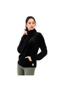 Polar damski zapinany na zamek Protest Vance. Kolekcja: plus size. Kolor: czarny. Materiał: polar. Sezon: zima #1