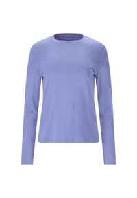 ENDURANCE - Damski jersey z długim rękawem Athlecia Almi. Kolor: fioletowy. Materiał: jersey. Długość rękawa: długi rękaw. Długość: długie. Sport: fitness