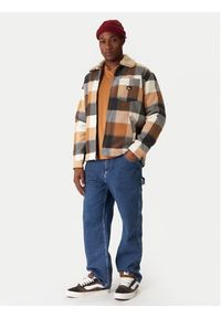Quiksilver Kurtka przejściowa Dna Sherpa Harrington EQYJK04201 Brązowy Regular Fit. Kolor: brązowy. Materiał: bawełna #4