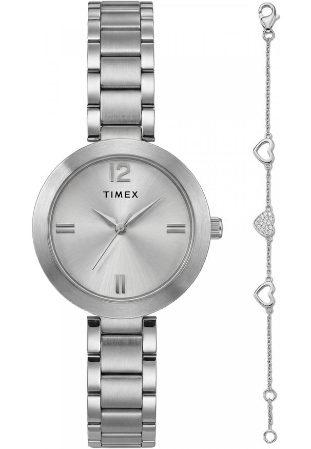 Zegarek Timex Zegarek damski Timex TWG068000 srebrny. Kolor: srebrny