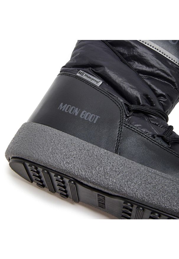 Śniegowce damskie Moon Boot Ltrack High Nylon Wp. Kolor: czarny. Materiał: nylon