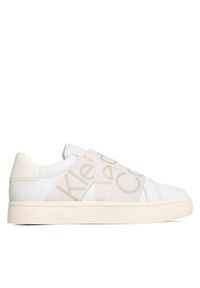 Calvin Klein Jeans Sneakersy Classic Cupsole Elast Webbng YW0YW00911 Biały. Kolor: biały. Materiał: skóra #1