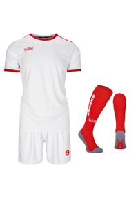 KEEZA - Komplet piłkarski Keeza Victoria dla dzieci. Kolor: biały. Sport: piłka nożna #1