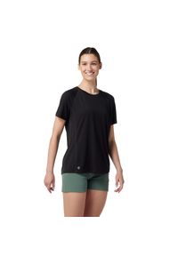 Koszulka sportowa damska Smartwool Active Ultralite SS. Kolor: czarny. Materiał: wełna. Sport: turystyka piesza #1