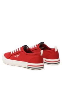 Pepe Jeans Sneakersy Brady Basic Boy PBS30549 Czerwony. Kolor: czerwony. Materiał: materiał #5