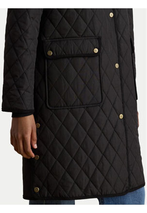 Lauren Ralph Lauren - LAUREN RALPH LAUREN Kurtka przejściowa Crested 3/4 Quilt 297P18059001 Czarny Regular Fit. Kolor: czarny. Materiał: syntetyk