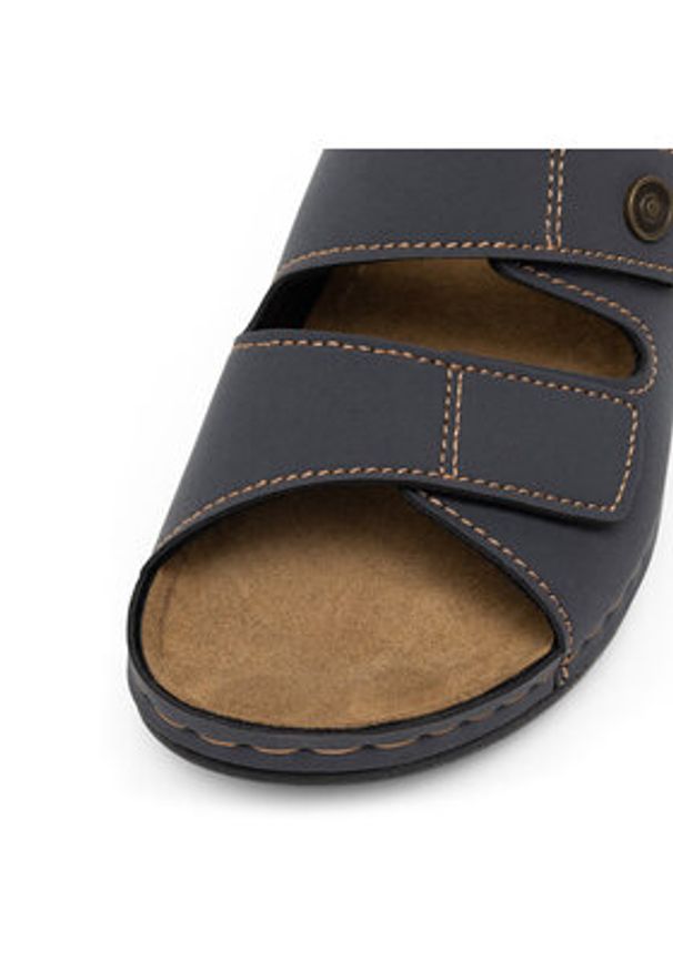 Inblu Klapki 06080A00 Granatowy. Kolor: niebieski. Materiał: syntetyk