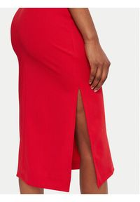 Rinascimento Sukienka koktajlowa CFC0125334003 Czerwony Slim Fit. Kolor: czerwony. Materiał: syntetyk. Styl: wizytowy #5