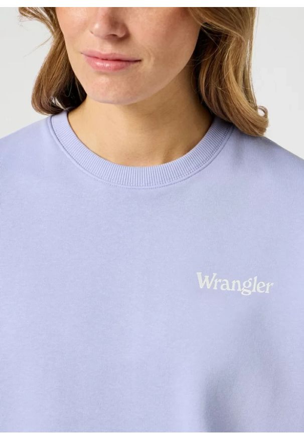 Wrangler - DAMSKA BLUZA WRANGLER REGULAR SWEAT SWEET LAVENDER 112355290