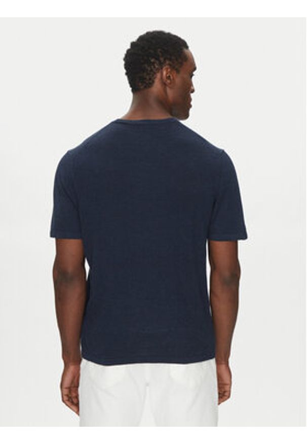 Michael Kors T-Shirt CR5608V687 Granatowy Regular Fit. Kolor: niebieski. Materiał: bawełna