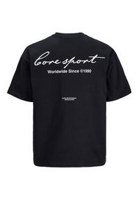 Jack & Jones T-Shirt Dust 12292982 Czarny Loose Fit. Kolor: czarny. Materiał: bawełna #7