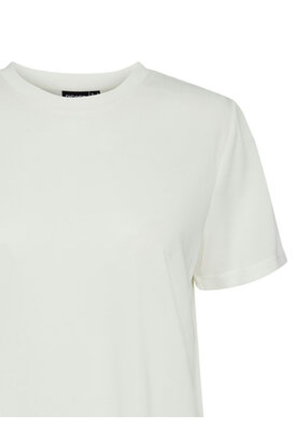 Pieces T-Shirt Anora 17148789 Biały Regular Fit. Kolor: biały. Materiał: syntetyk
