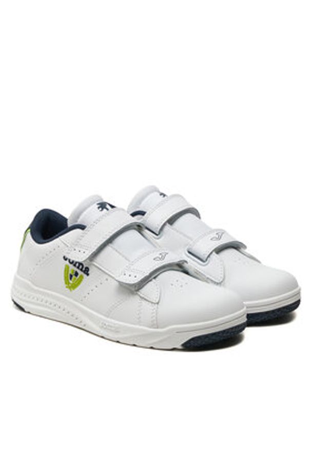Joma Sneakersy W.Play Jr WPLAYW2452V Biały. Kolor: biały. Materiał: skóra
