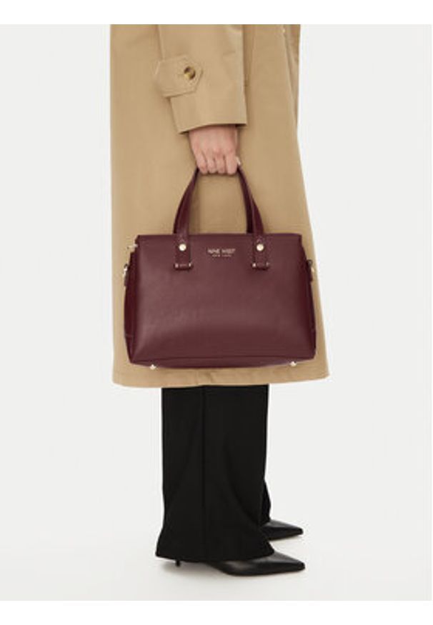 Nine West Torebka CEO-MAINE-LDA8203 Bordowy. Kolor: czerwony