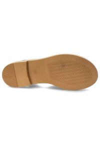 Beżowe Sandały Armodo Eleganckie Buty Damskie. Okazja: na co dzień. Zapięcie: pasek. Kolor: beżowy. Styl: elegancki #4