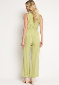 Born2be - Jasnozielony Kombinezon Hame. Kolor: zielony. Materiał: wiskoza. Długość rękawa: na ramiączkach. Długość: długie. Styl: elegancki #5