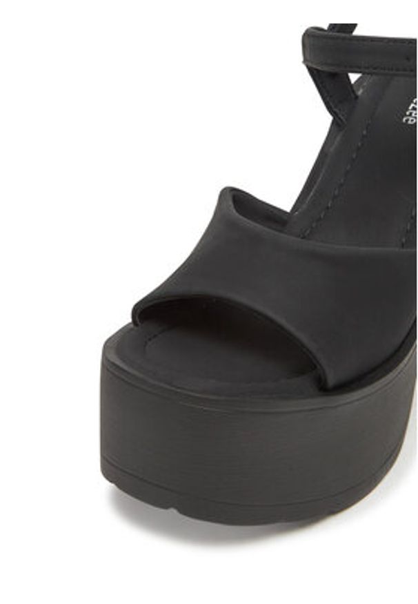 DeeZee Sandały ZB8358-1 Czarny. Kolor: czarny. Materiał: skóra