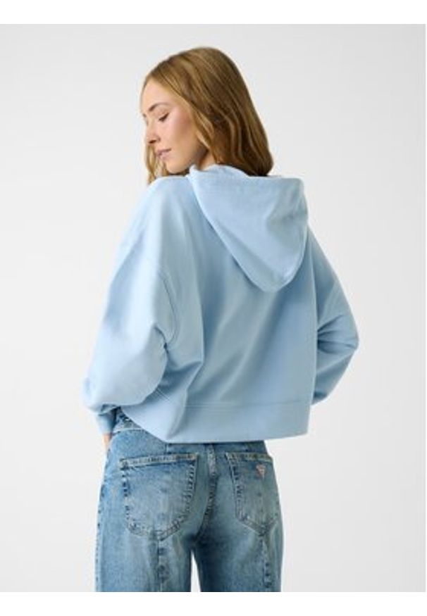 Guess Jeans Bluza 180725 Błękitny Classic Fit. Kolor: niebieski