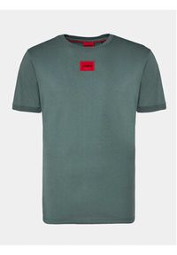 Hugo T-Shirt Diragolino212 50447978 Zielony Regular Fit. Kolor: zielony. Materiał: bawełna #3