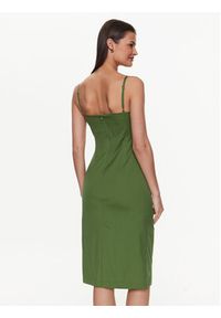 Marella Sukienka koktajlowa Filing 2332213532 Zielony Slim Fit. Kolor: zielony. Materiał: bawełna. Styl: wizytowy #4