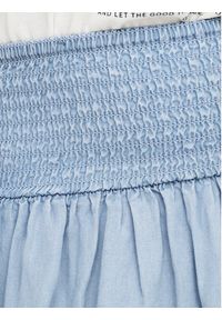 only - ONLY Spódnica mini Charis 15363983 Niebieski jasny Regular Fit. Kolor: niebieski. Materiał: lyocell #7