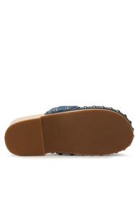 TOMMY HILFIGER - Tommy Hilfiger Chodaki Th Clog Suede FW0FW07171 Niebieski. Kolor: niebieski. Materiał: zamsz, skóra