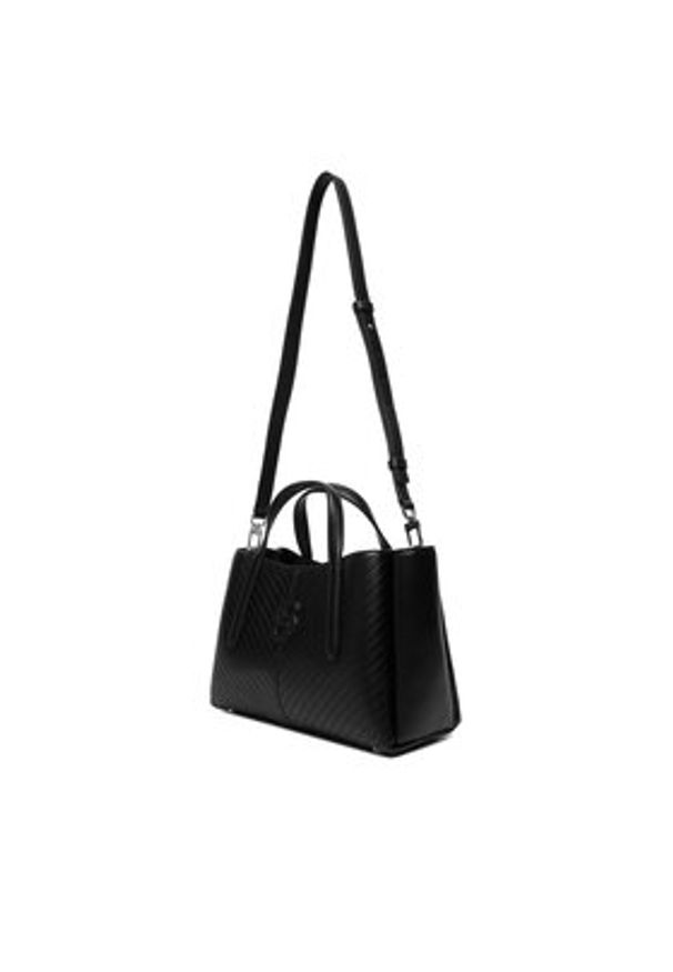 BOSS Torebka 50557898 Czarny. Kolor: czarny. Materiał: skórzane