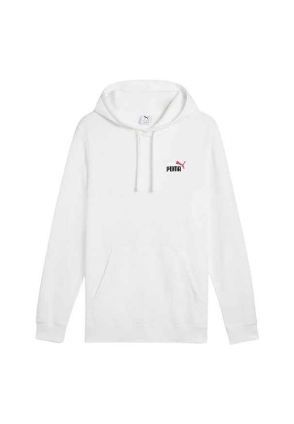Puma - Męska Bluza Z Kapturem Ess 2 Color Small No 1. Typ kołnierza: kaptur. Kolor: biały
