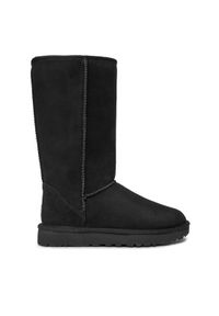 Ugg Śniegowce W Classic Tall II 1016224 Czarny. Kolor: czarny. Materiał: skóra