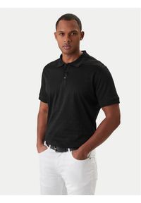 Karl Lagerfeld - KARL LAGERFELD Polo 745008 561204 Czarny Slim Fit. Typ kołnierza: polo. Kolor: czarny. Materiał: bawełna #1