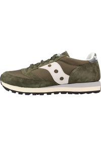 Buty do chodzenia męskie Saucony Jazz 81. Zapięcie: sznurówki. Kolor: zielony. Materiał: guma, syntetyk, materiał, tkanina, zamsz. Szerokość cholewki: normalna. Sport: turystyka piesza