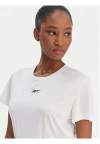 Reebok T-Shirt Essential RK25608CCW Biały Regular Fit. Kolor: biały. Materiał: syntetyk #3