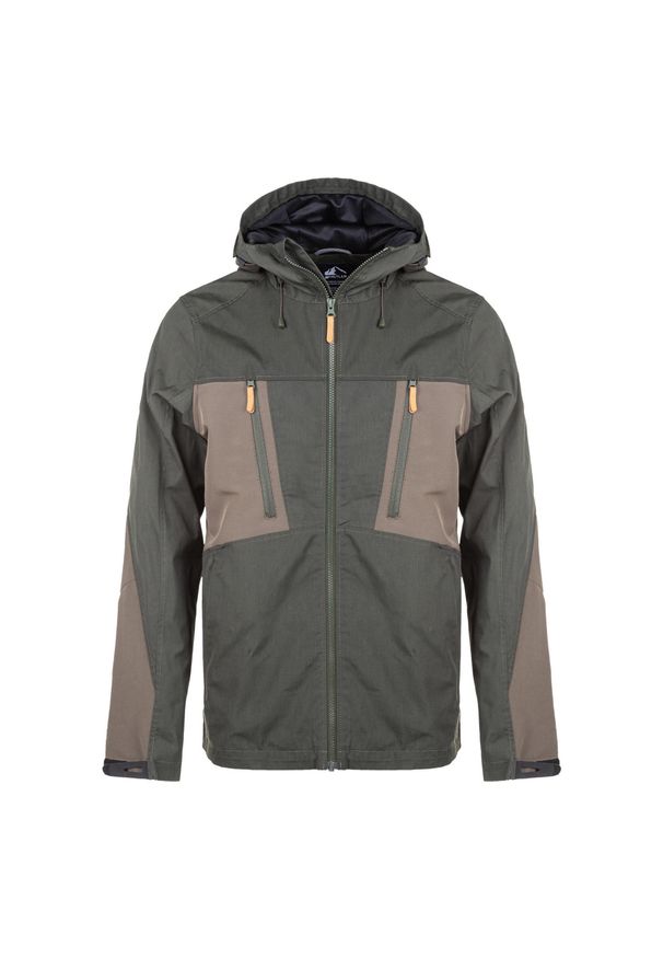 Kurtka trekkingowa męska Whistler Eldon. Kolor: wielokolorowy, brązowy, zielony. Sport: turystyka piesza