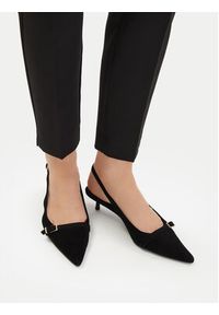 Gino Rossi - GINO ROSSI Czółenka EO-V2182-21 Czarny. Kolor: czarny. Materiał: zamsz, skóra #4