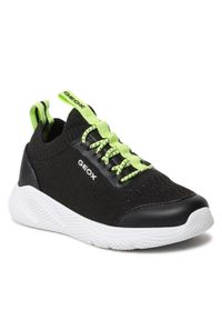 Geox Sneakersy J Sprintye B. A J25GBA 0006K C9999 M Czarny. Kolor: czarny. Materiał: materiał