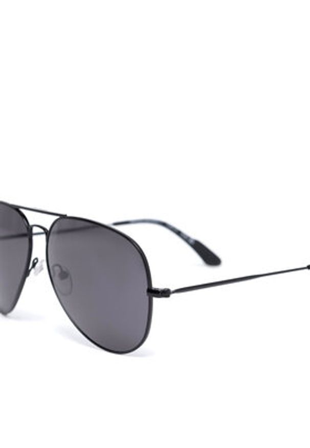 Gino Rossi Okulary przeciwsłoneczne MR22LQ006S-1 Czarny. Kolor: czarny